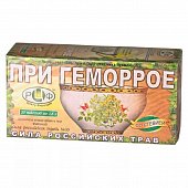 Купить фиточай сила российских трав №33 при геморрое, фильтр-пакеты 1,5г, 20 шт бад в Кстово