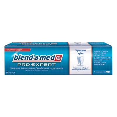 Купить бленд-а-мед зубная паста (blend a med) про-эксперт крепкие зубы тонизирующая мята, 100мл в Кстово
