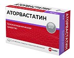 Купить аторвастатин, таблетки, покрытые пленочной оболочкой 40мг, 30 шт в Кстово