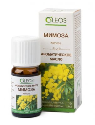 Купить oleos (олеос) масло ароматическое мимоза, 10 мл в Кстово
