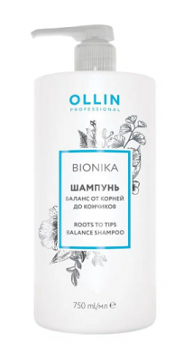 Купить ollin prof bionika (оллин) шампунь для волос баланс от корней до кончиков, 750мл в Кстово