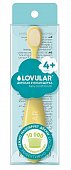 Купить lovular (ловулар) зубная щетка детская с 4-х месяцев, желтая в Кстово