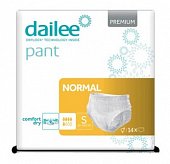 Купить dailee premium (дайли премиум) подгузники-трусы для взрослых normal, размер s, 14 шт в Кстово