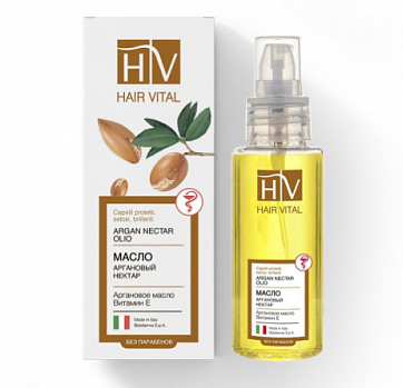 Hair Vital (Хэйер Виталь) масло для волос аргановый нектар, 50мл