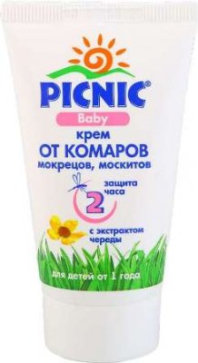 Купить пикник (picnic) baby крем от комаров, 40мл  в Кстово