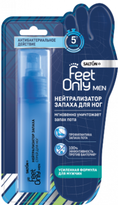 Купить salton (салтон) feet men нейтрализатор запаха для ног для мужчин, 60мл в Кстово