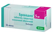 Купить бравадин, таблетки, покрытые пленочной оболочкой 5мг, 56 шт в Кстово