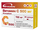 Купить витамин с 500мг югмедфарм, капсулы массой 700мг 30шт бад в Кстово