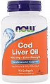 Купить now foods (нау фудс) рыбий жир из печени трески 1000мг, капсулы 1391мг, 90 шт бад в Кстово
