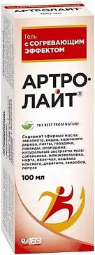 Артролайт, гель с согревающим эффектом, 100мл