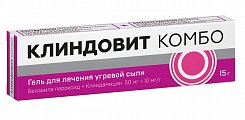 Купить клиндовит комбо, гель для наружного применения 50мг+10мг/г 15г в Кстово