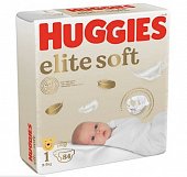 Купить huggies (хаггис) подгузники elitesoft до 5кг 84 шт в Кстово