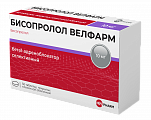 Купить бисопролол-велфарм, таблетки, покрытые пленочной оболочкой 10мг, 50 шт в Кстово