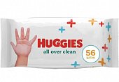 Купить huggies (хаггис) салфетки влажные для детей all over clean 56 шт в Кстово