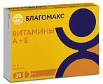 Купить благомакс витамины а и е, капсулы 30шт бад в Кстово