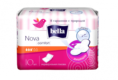 Купить bella (белла) прокладки nova comfort белая линия 10 шт в Кстово