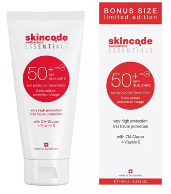 Купить скинкод эссеншлс (skincode essentials) лосьон для лица солнцезащитный 100мл spf50 в Кстово