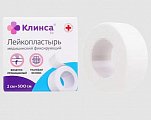 Пластырь фиксирующий 2х500см на тканной основе, белый Клинса