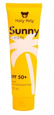 Купить holly polly (холли полли) sunny крем солнцезащитный для лица и тела spf 50+, 200мл в Кстово