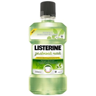 Купить листерин (listerine) ополаскиватель для полости рта, зеленый чай 500мл в Кстово