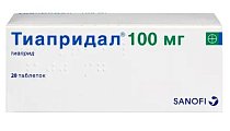 Купить тиапридал, таблетки 100мг, 20 шт в Кстово