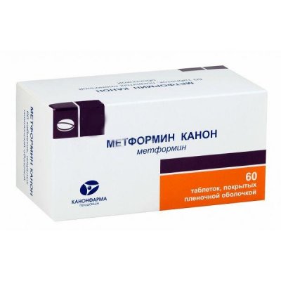 Купить метформин канон, тбл п.п.о 1000 мг №60 в Кстово