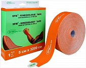 Купить лента (тейп) кинезиологическая sfm-plaster на хлопковой основе 5см х 3,2м оранжевый в Кстово