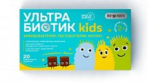 Купить ультрабиотик кидс bioforte (биофорте), таблетки жевательные со вкусом шоколада, 20 шт бад в Кстово