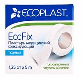 Купить ecoplast ecoplast медицинский фиксирующий тканый 1,25см х 5м в Кстово