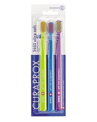 Купить curaprox (курапрокс) набор зубных щеток cs 5460/3 ultrasoft с ультра мягкими щетинками, 3 шт в Кстово