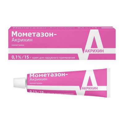 Купить мометазон-акрихин, крем для наружного применения 0,1%, 15г в Кстово