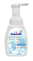 Купить sanitelle (санитель) мыло-пенка детское с экстрактом корня мыльнянки 0+, 250 мл в Кстово