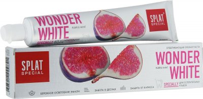 Купить сплат (splat) зубная паста специал wonder white отбеливающая мятный вкус, 75мл в Кстово