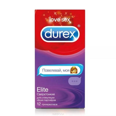 Купить durex (дюрекс) презервативы elite emoji, 12 шт в Кстово