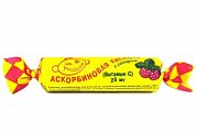 Купить аскорбиновая кислота с сахаром, таблетки со вкусом малины, 10 шт бад в Кстово