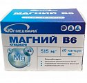Купить магний в6 югмедфарм, капсулы 515мг 60шт бад в Кстово