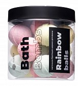 Купить fabrik cosmetology (фабрик косметик) шарики бурлящие маленькие для ванны rainbow balls 300 гр в Кстово