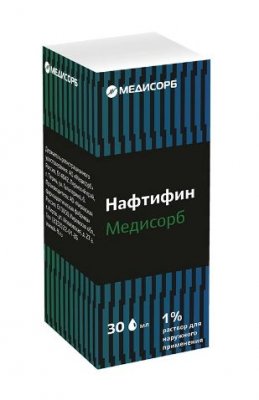 Купить нафтифин медисорб, раствор для наружного применения 1%, 30 мл в Кстово