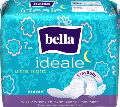 Купить bella (белла) прокладки ideale ultra night stay softi 7 шт в Кстово
