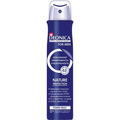 Купить deonica (деоника) дезодорант-спрей nature protection для мужчин, 200мл в Кстово