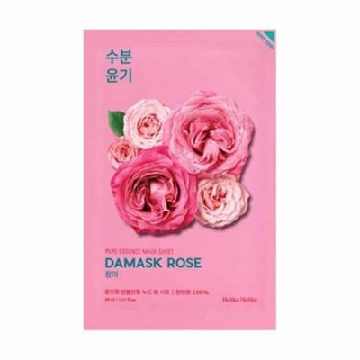 Купить holika holika (холика холика) тканевая маска для лица увлажняющая дамасская роза pure essence, 20мл в Кстово
