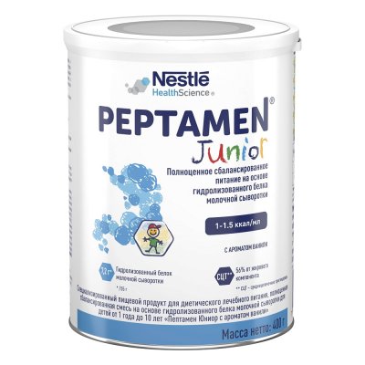 Купить peptamen junior (пептамен) смесь сухая при нарушениях жкт с 12 месяцев, 400г в Кстово