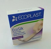 Купить ecoplast ecosilk медицинский фиксирующий текстильный 1,25см х 5м в Кстово