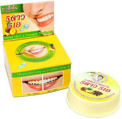 Купить 5 star cosmetic (5 стар косметик) зубная паста травяная с экстром ананаса, 25г в Кстово