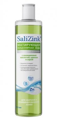 Купить салицинк (salizink) мицеллярная вода для жирной и комбинированной  кожи, 315 мл в Кстово