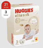 Купить huggies (хаггис) подгузники elitesoft 5-9кг 21 шт в Кстово