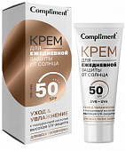 Купить compliment (комплимент) крем для лица и шеи ежедневная защита от солнца spf50, 50мл в Кстово