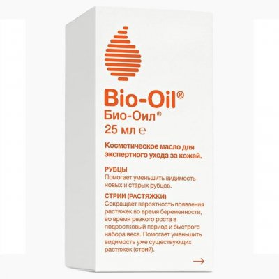 Купить bio-oil (био-оил), масло косметическое против шрамов и растяжек, неровного тона, 25мл в Кстово