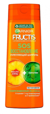 Купить garnier fructis sos (гарньер фруктис) шампунь восстановление 400мл в Кстово