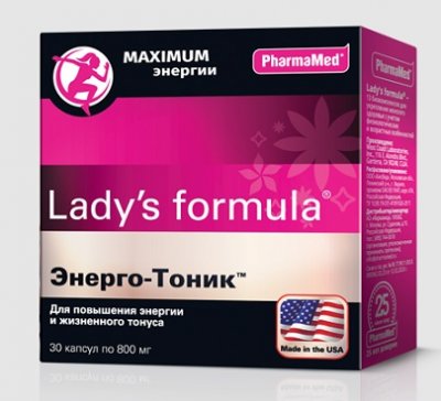 Купить lady's formula (леди-с формула) энерго-тоник, капсулы, 30 шт бад в Кстово